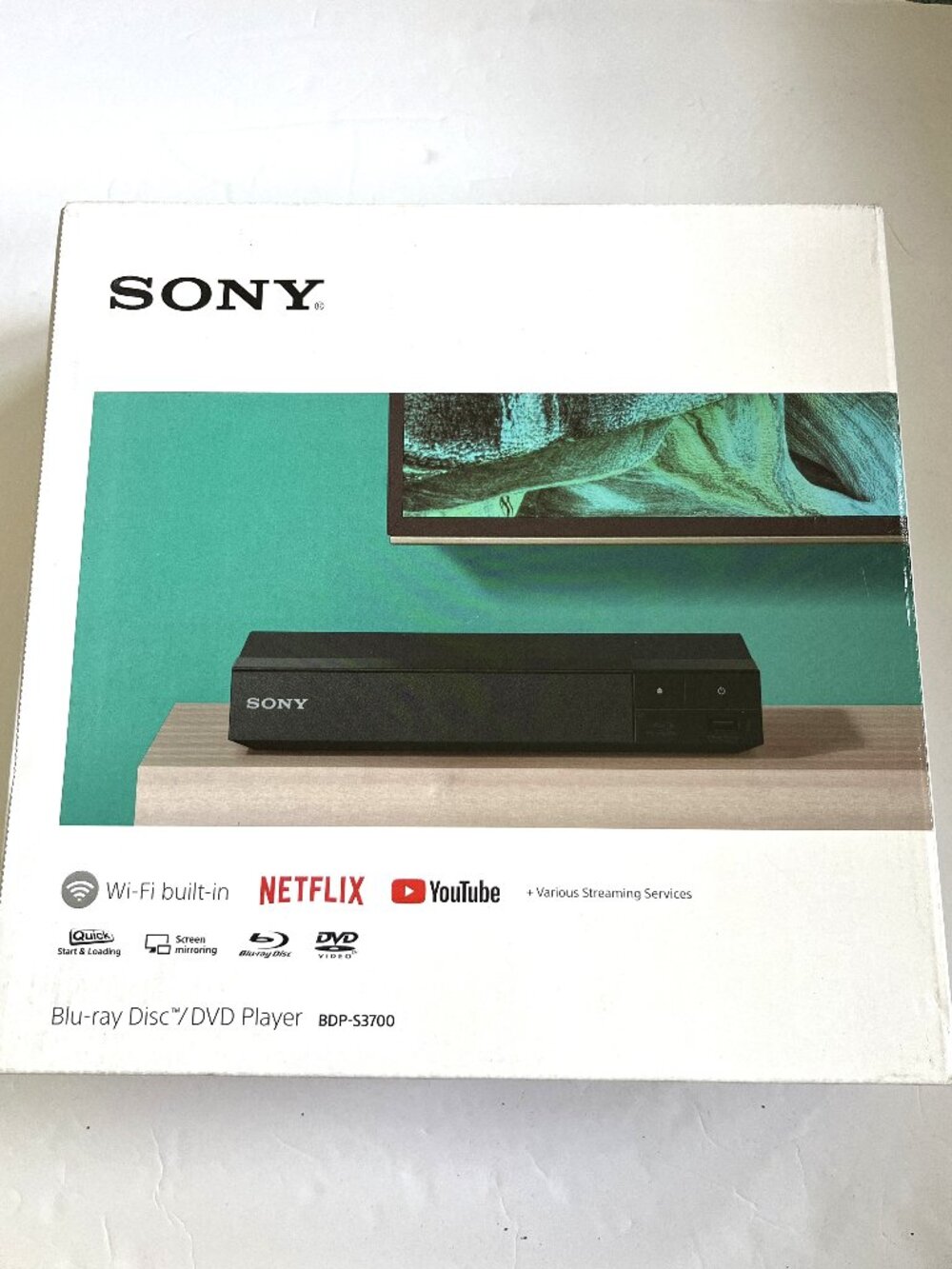 Sony Blu-Ray Disc DVD Player BDP-S3700.
